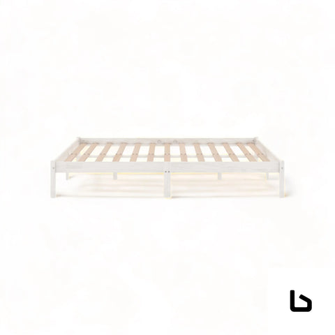 Tori bed base - single / white