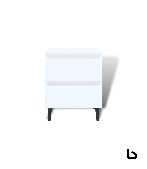 VEE BEDSIDE - White - Bedside table
