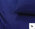 Vintage washed cotton bed sheets - king / blue - sheets