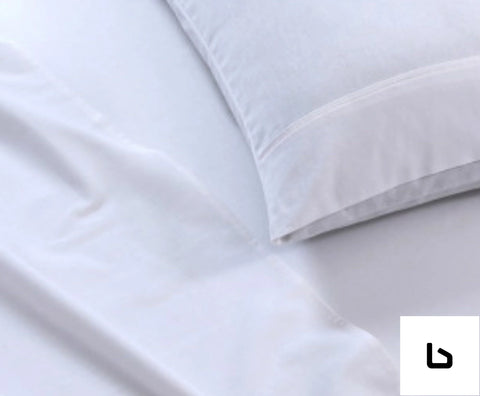 Vintage washed cotton bed sheets - king / white - sheets