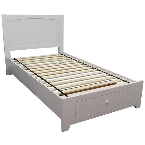 Wisteria bed frame king single size mattress base storage