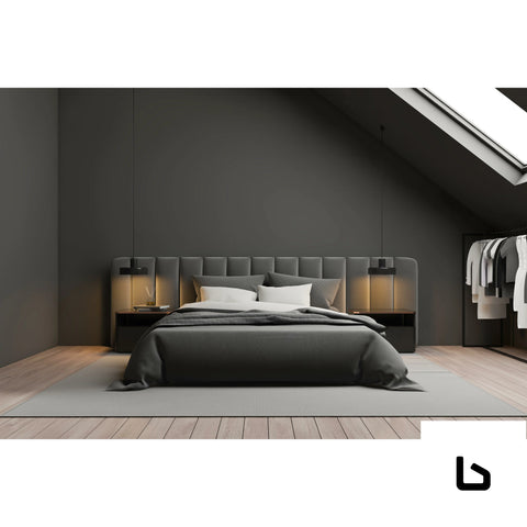 YOLANDA fabric bed frame - australian made Bed Frame Bedroom Factory 