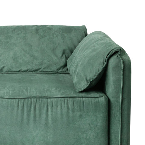 Floor Sofa 3-Seater Leathaire Italian Casablanca Couch Living Room Lounge